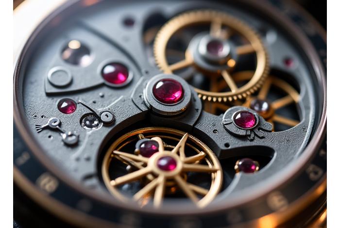 複雑な機構を持つ時計のムーブメント